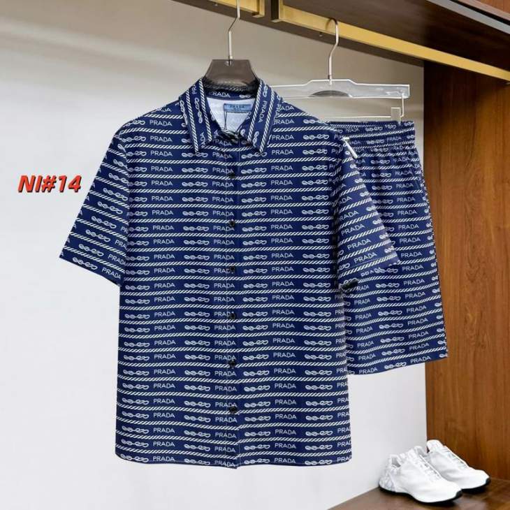 Picture of Prada Shirt Pant Suits _SKUPradaM-3XL12yr34024264